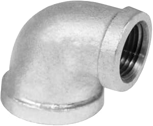 2-1/2 X 2 GALVANIZED 90 ELBOW