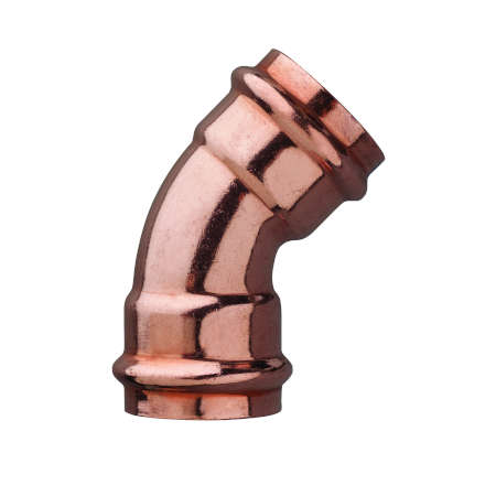1 Copper Press 45 ELBOW