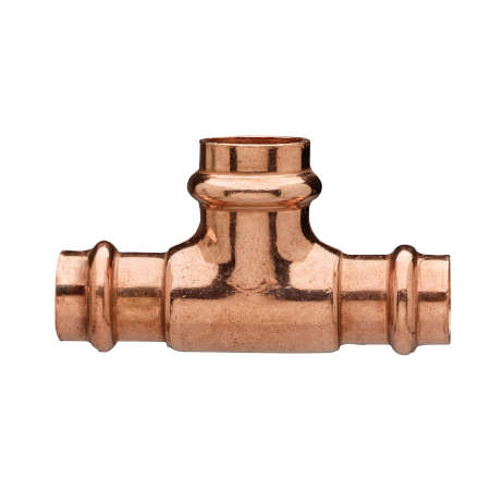 1/2x1/2x3/4 Copper Press REDUCING TEE
