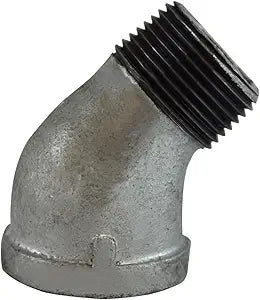 1-1/2 GALVANIZED 45 STREET ELBOW Male x Female