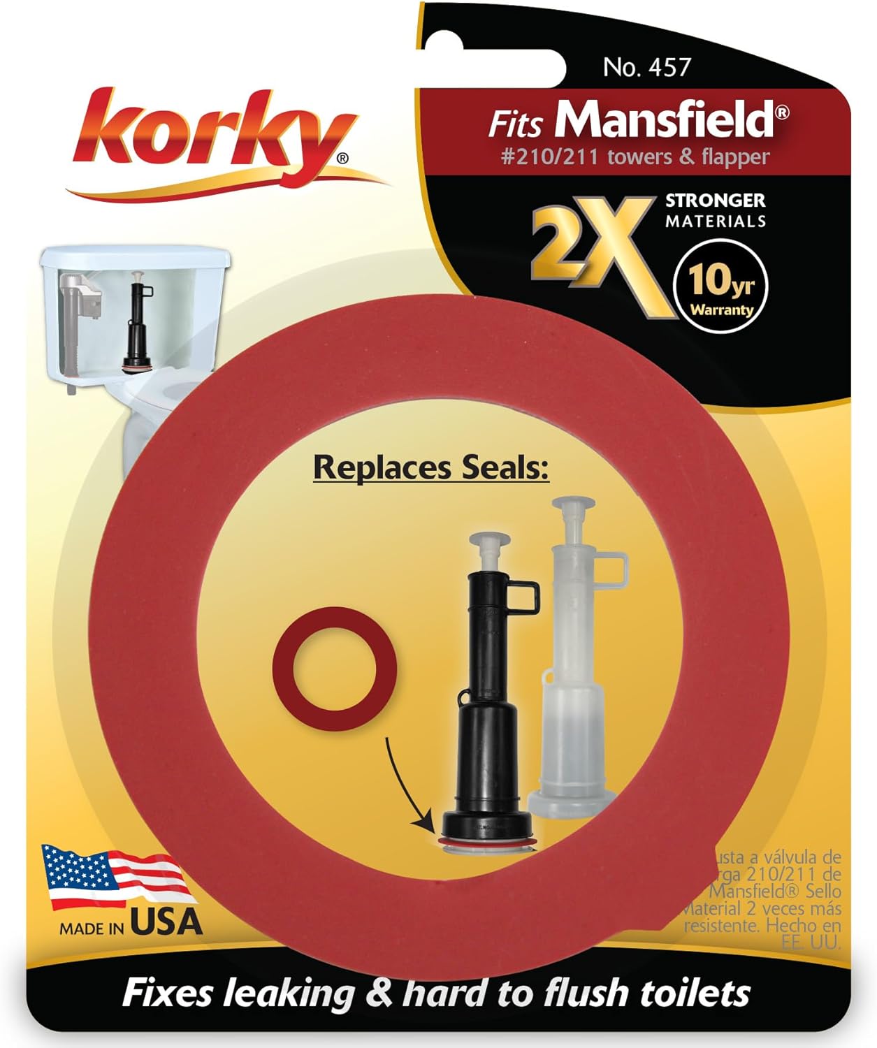 Fits Mansfield® 2X Flush Valve Seal