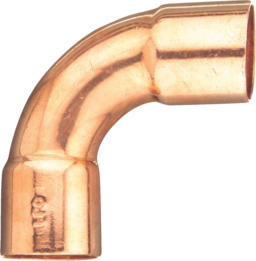 1/8 Copper Sweat 90 LONG RADIUS ELBOW - C X C