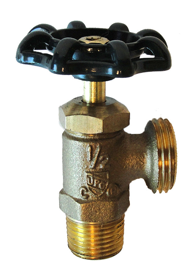 1/2 Brass MALE BOILER DRAIN IPS X GARDEN HOSE