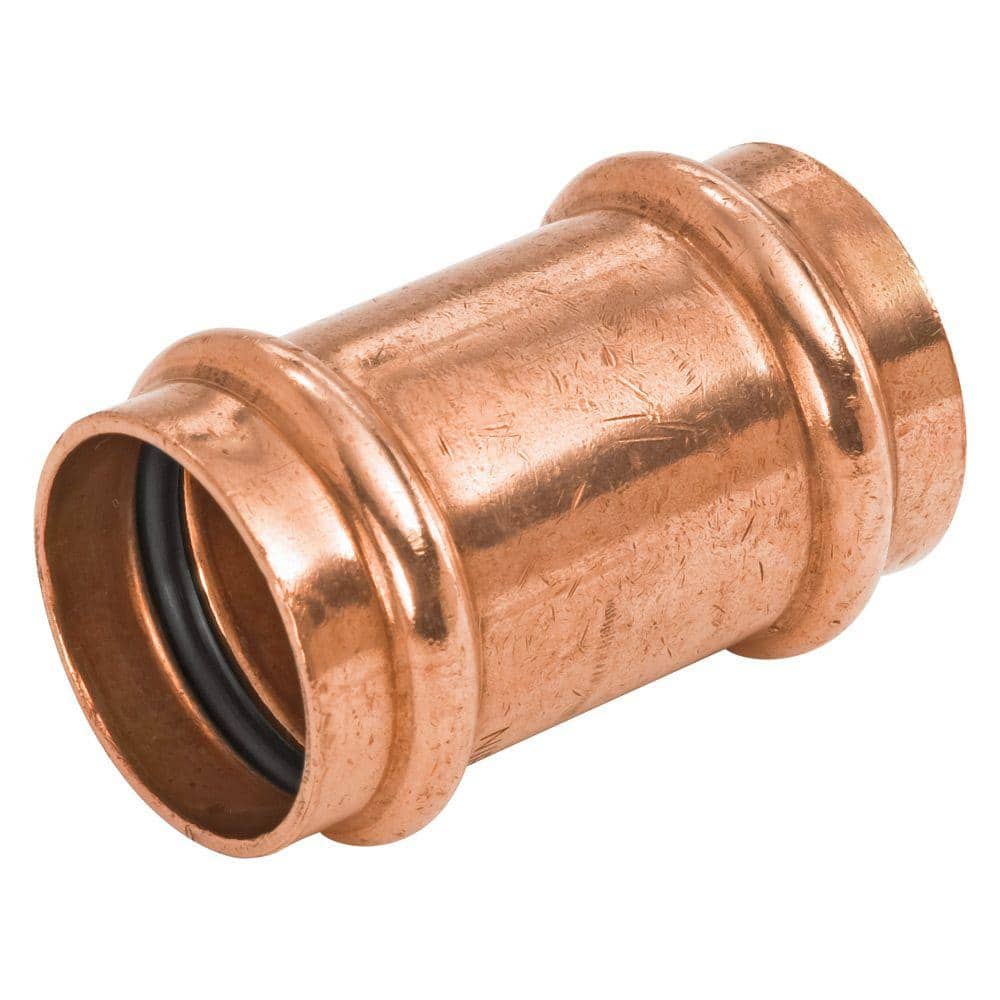 2 Copper Press COUPLING WITHOUT STOP / SLIP COUPLING