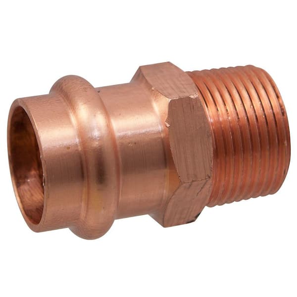 1-1/4 Copper Press MALE ADAPTER