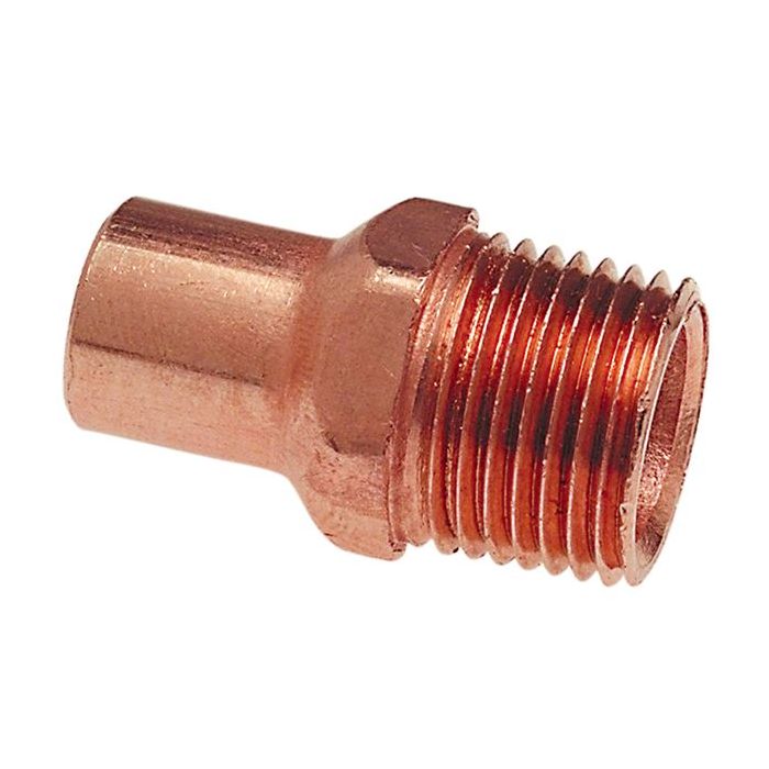 1 Copper Sweat FITTING ADAPTER - FTG X MIP