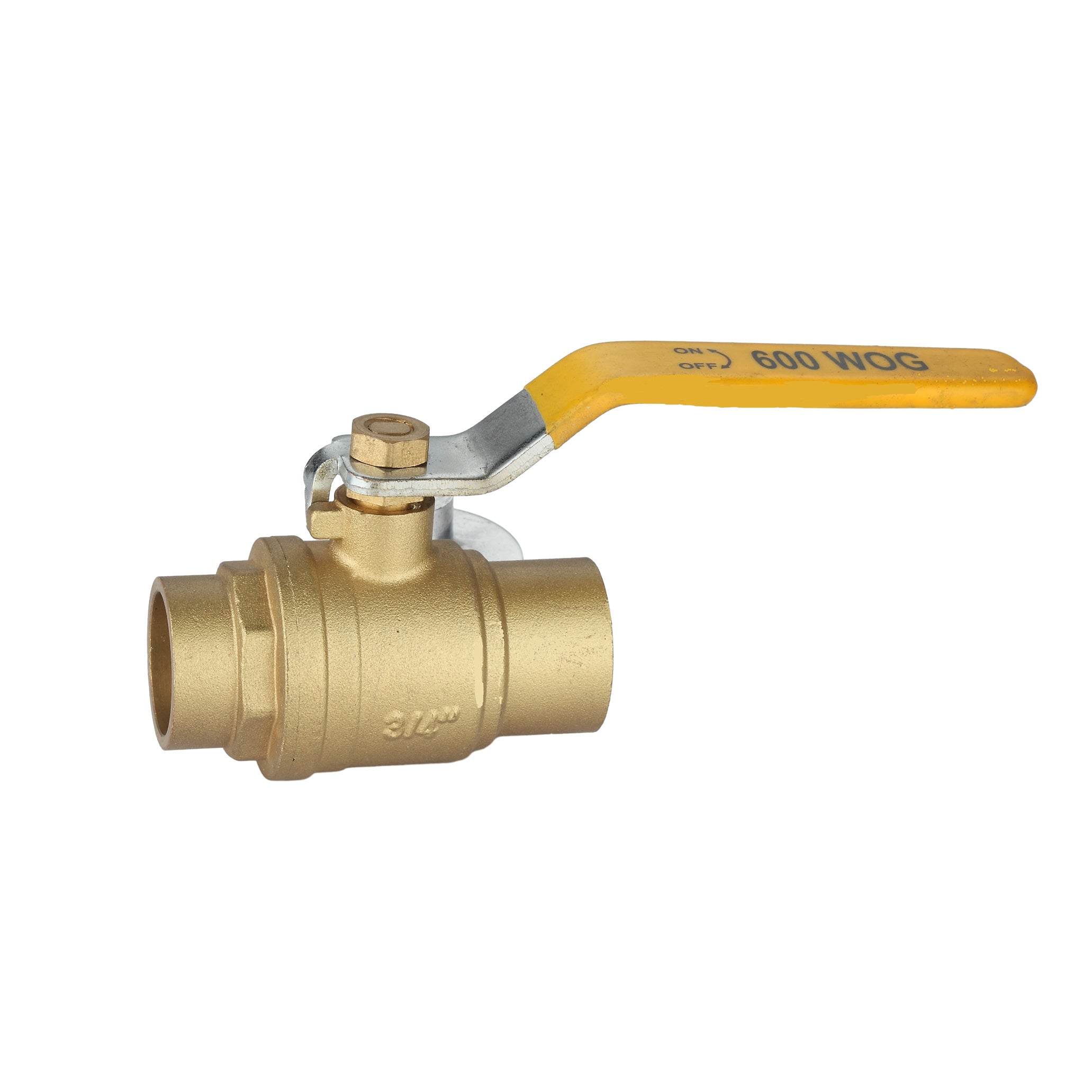 1-1/4 Brass BALL VALVE Copper Sweat 600WOG
