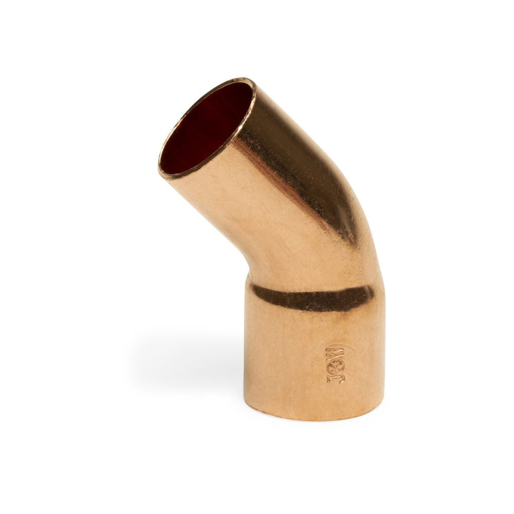 2-1/2 Copper Sweat 45 STREET ELBOW - FTG X C