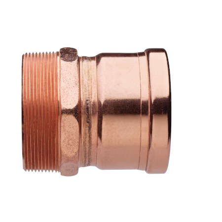 2.5 Copper Press MALE ADAPTER