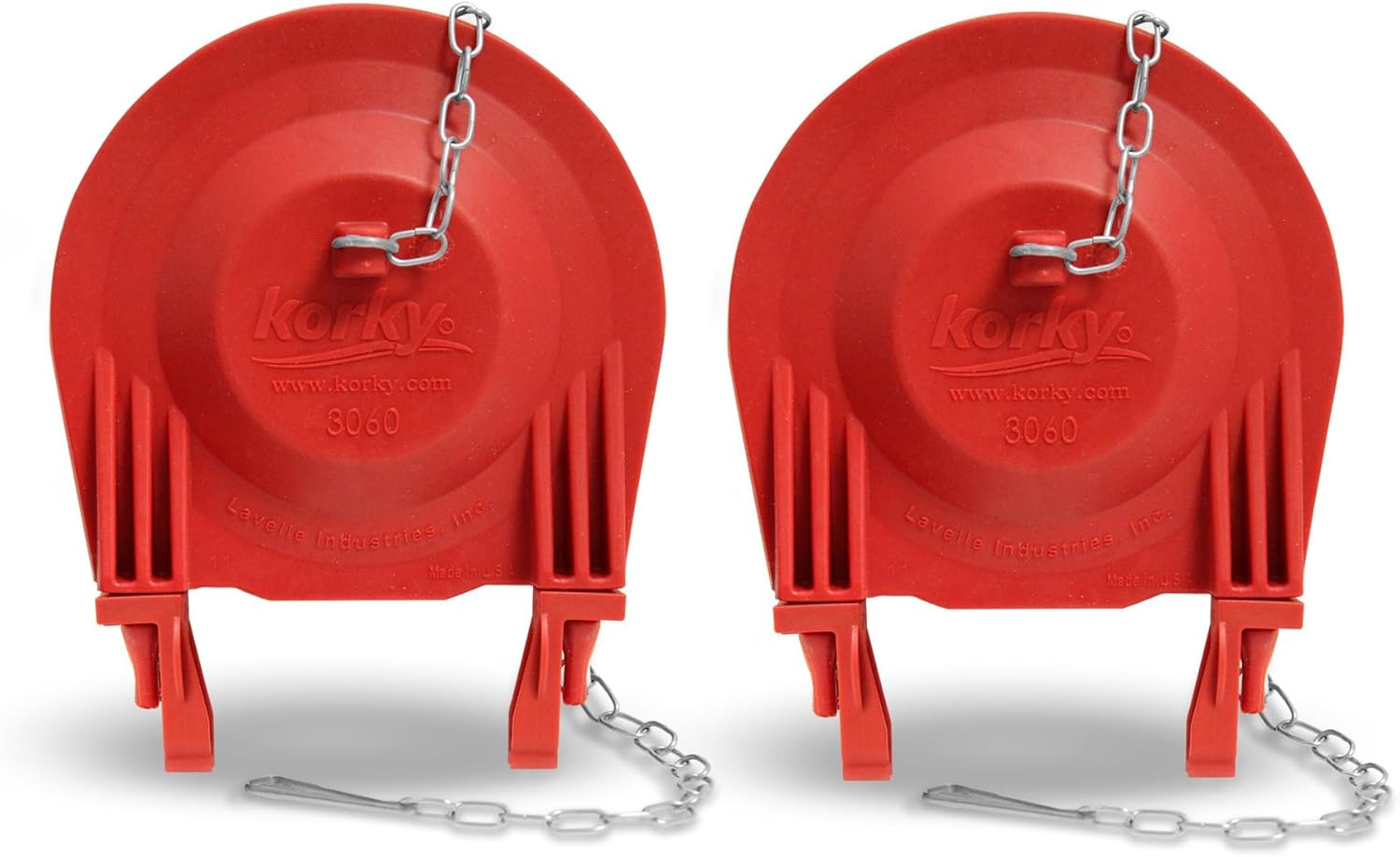 Korky Universal 3" Flapper 2-Pack