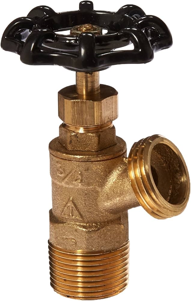 3/4 Brass MALE BOILER DRAIN IPS X GARDEN HOSE