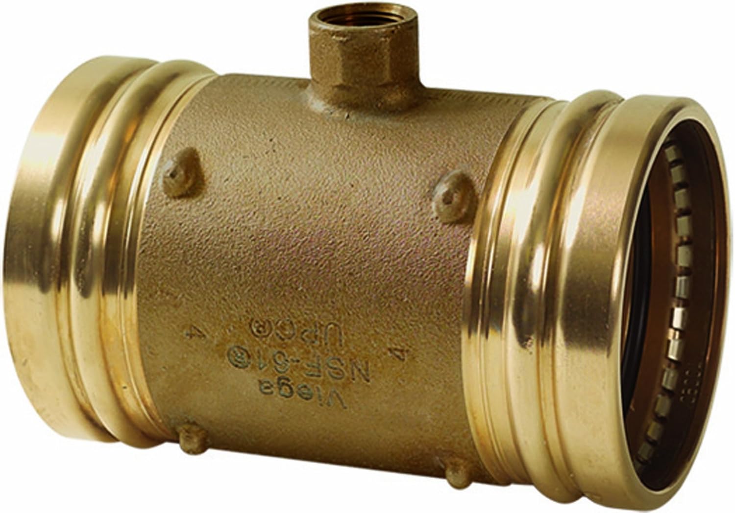 2-1/2x2-1/2x3/4 FPT Copper Press FEMALE TEE