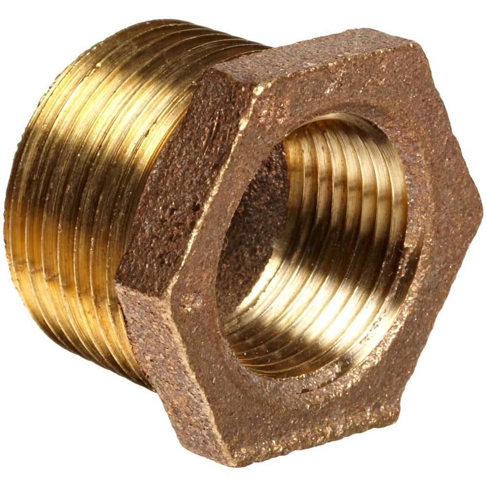 1/2 X 1/4 Brass Hex Bushing