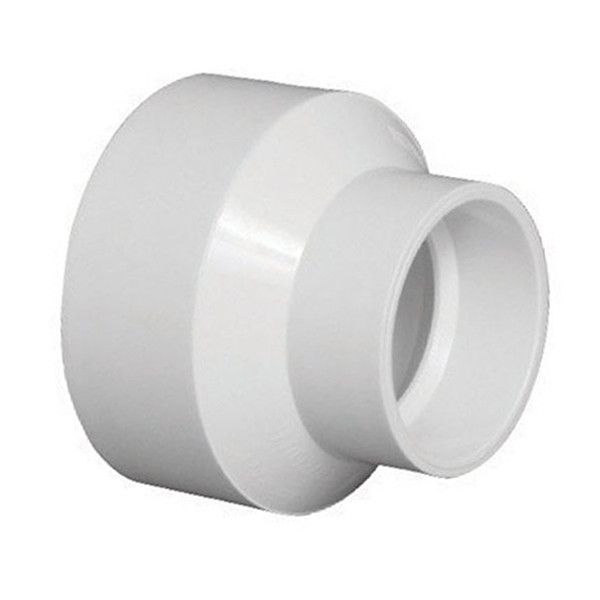 6×4" DWV PVC Pipe Increaser-Reducer (H × H)