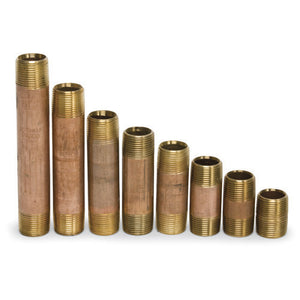 1 1/2" Run of Brass Nipples (10 pcs)