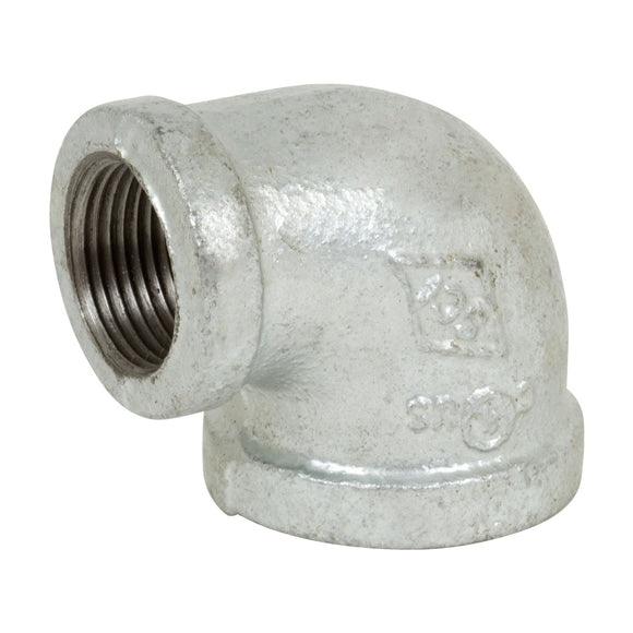 3/4 x 3/8 Galvanized Ells