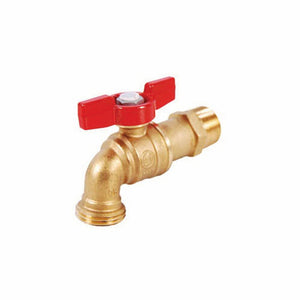 3/4" Right Angle 1/4 Turn Boiler Drain