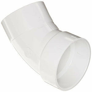 3" DWV PVC Street 45 Elbows