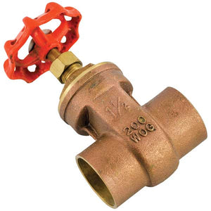 3/4" Copper Sweat Gate Valves