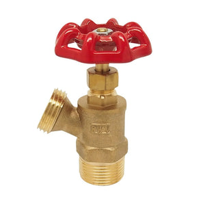 1/2" Prier RED Handle Boiler Drain