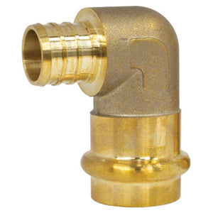 1/2" Pro Press x Pex 90 Elbow (ProPress Copper Press)