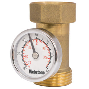 Webstone G1 Union Temp Gauge for Mix Valve