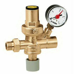 Caleffi 1/2" Feed Valve w/Gauge