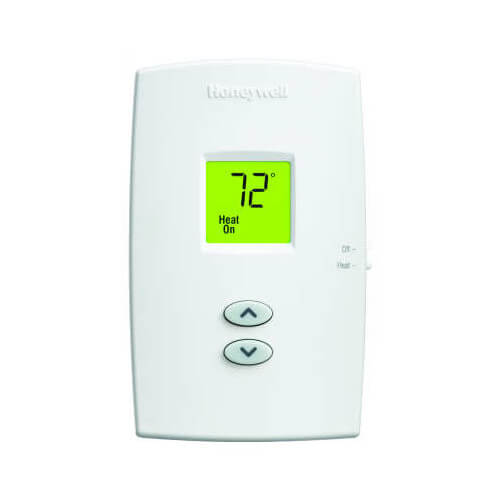 TH1110DV1009- PRO 1000 Vert. Heat and Cool Honeywell  24V Thermostat
